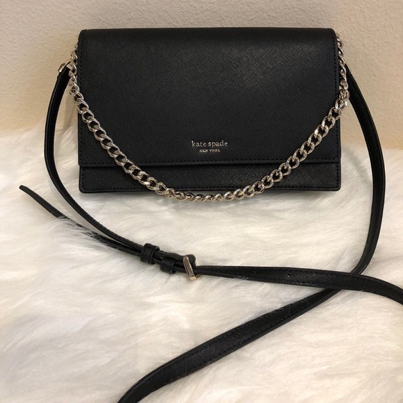 Kate Spade Black Cameron Crossbody Convertible Bag - Picture 9 of 9